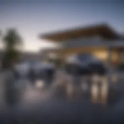 Exterior view of Acura of Riverside showcasing modern architecture