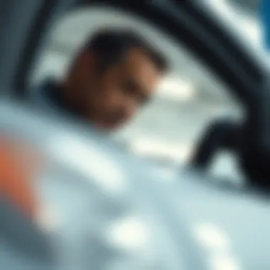 Importance of Vehicle Inspection A mechanic inspecting a used car for sale