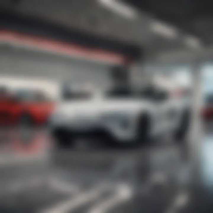 Exterior view of a prominent Toyota dealership.