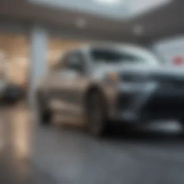 Sales representative engaging with a customer.