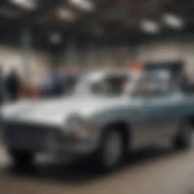 Auctioneer at Manheim auction
