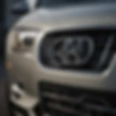 Reliability of Certified Pre-Owned Audis Close-up of Audi Fairfield certified pre-owned emblem on luxurious vehicle