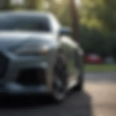Experience the Thrill of Audi Fairfield Luxury Cars Side profile of Audi Fairfield used car driving on scenic route