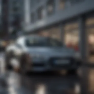 Urban Elegance of Audi Fairfield Used Cars Sleek Audi Fairfield used car parked in urban setting