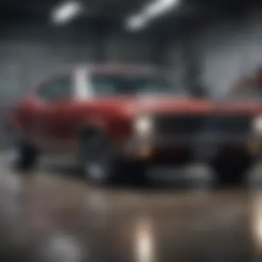 Local automotive business showcasing vehicles