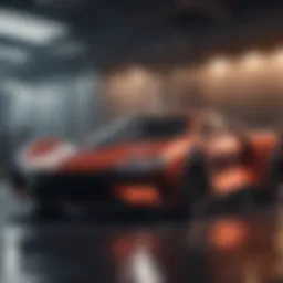 A futuristic car design showcasing innovation in the automotive industry