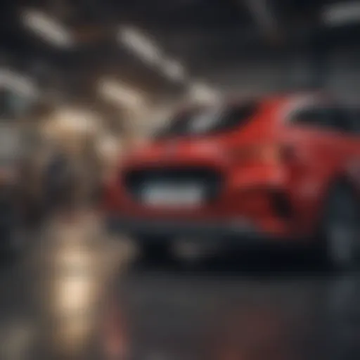 Illustration depicting supply chain disruption in automotive sector