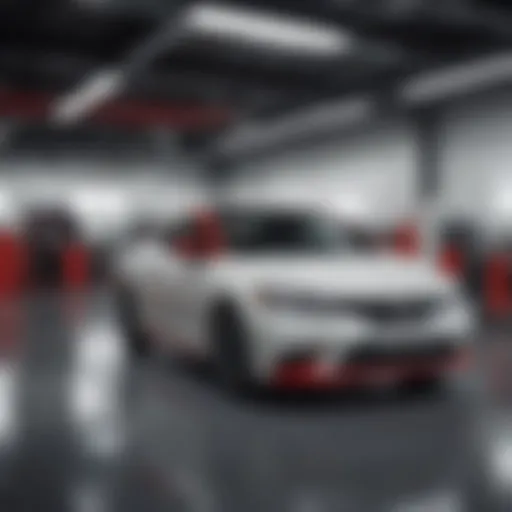 Showcasing Barberino Nissan's state-of-the-art service facility