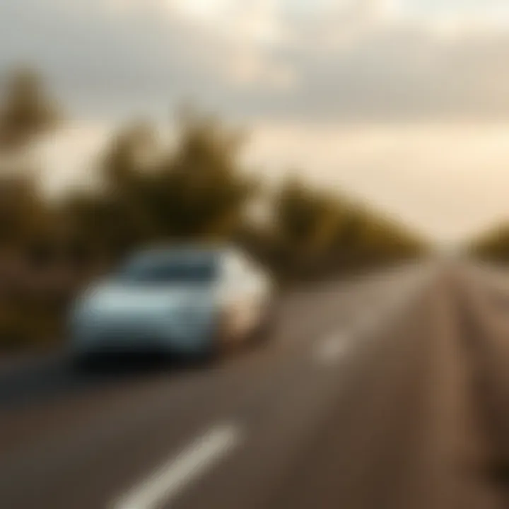 Eco-Friendly Impact of Base Model 3 on the Road Base Model 3 on the road emphasizing eco-friendly impact