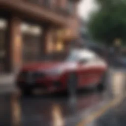 BB&T logo with a car