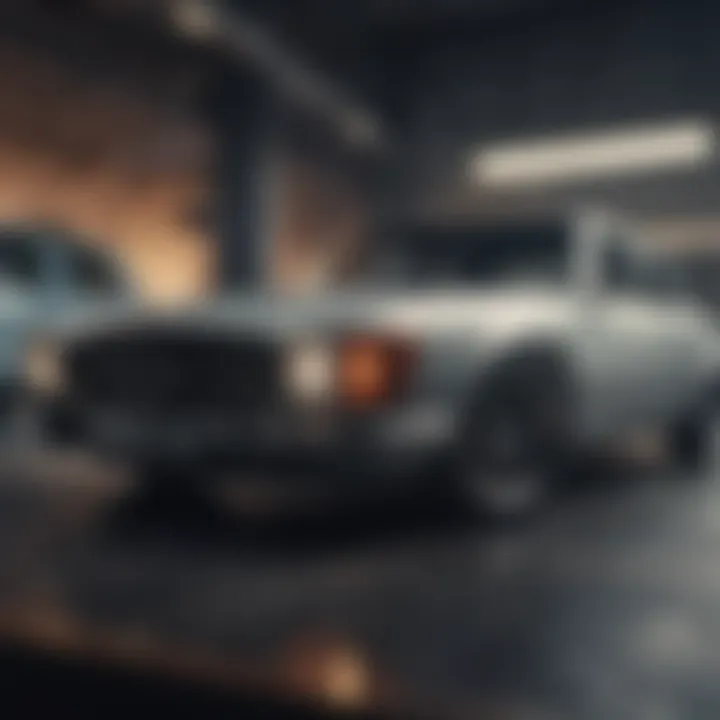 Genuine parts for Mercedes vehicles displayed