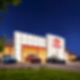 Exterior view of Bergstrom Toyota dealership showcasing its modern architecture