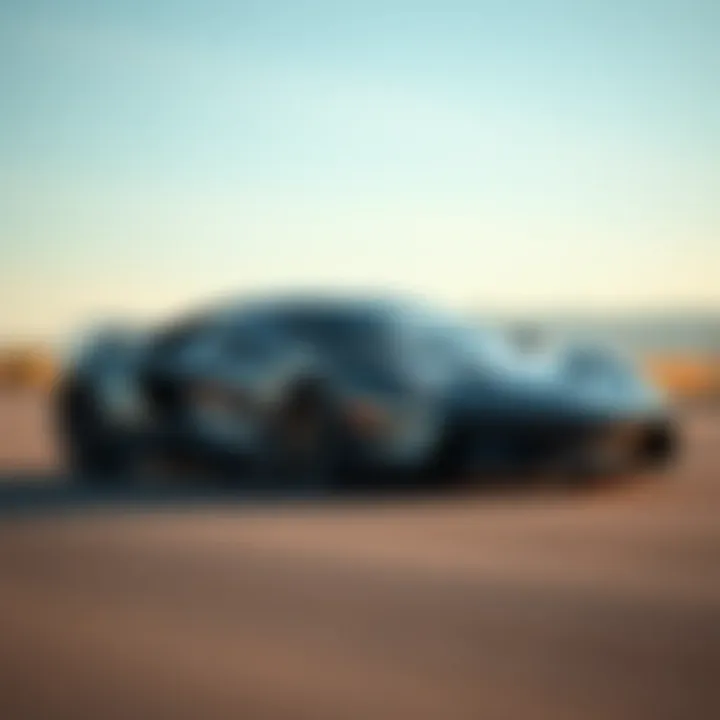 Dynamic Design of Sports Cars Sleek sports car with dynamic design