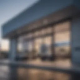 Exterior view of Bloomfield BMW showcasing modern architecture