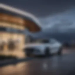 Exterior view of Bountiful Hyundai dealership showcasing modern architecture
