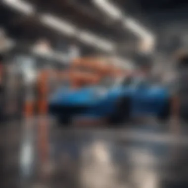 Customer interaction at an auto parts store