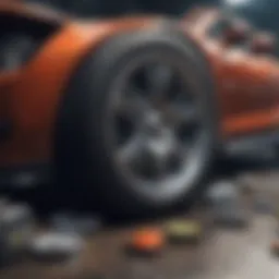 Showcasing a variety of auto parts