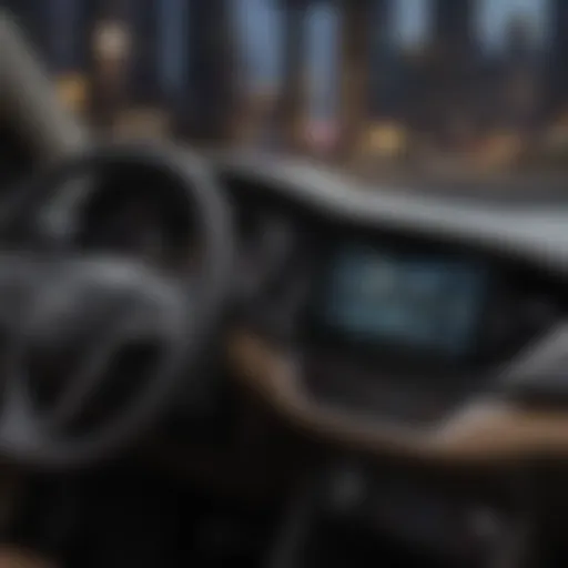 Detailed view of Buick Encore GX dashboard highlighting key features