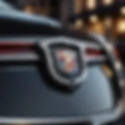 Elegant Cadillac emblem symbolizing luxury and sophistication