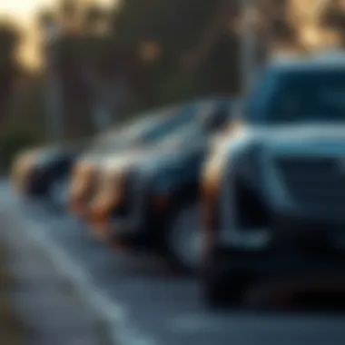 Comparative Analysis of Cadillac SUVs Comparison chart of Cadillac SUVs and competitors