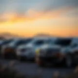Cadillac SUV lineup showcasing various models