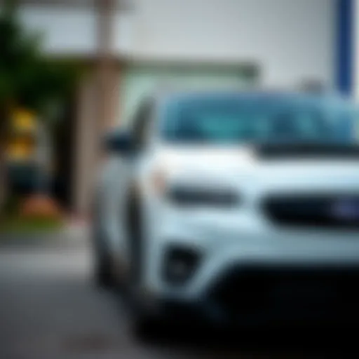 Exterior view of CAG Subaru showcasing its modern design