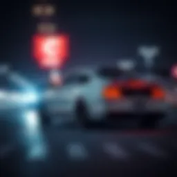 A modern car with a subscription service logo