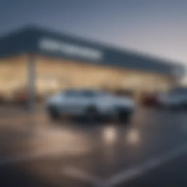 Exterior Perspective of the Chevy Dealership Exterior view of the Chevy dealership on Gratiot