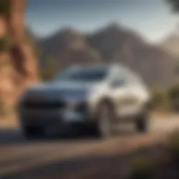 Chevrolet plug-in hybrid SUV in a scenic outdoor setting showcasing its design and capabilities
