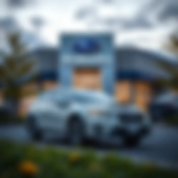 Contemporary Design of Ciocca Subaru Exterior view of Ciocca Subaru showcasing its modern architecture