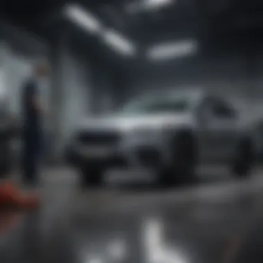 Expert Inspection by Skilled Technicians Expert technician performing a vehicle inspection