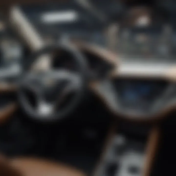 Interior dashboard of General Motors Bolt showcasing technology