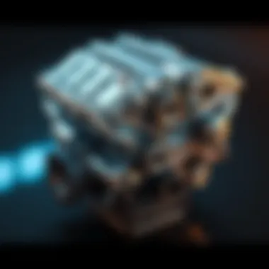 Next-Generation Engine Model A futuristic engine model representing next-generation automotive technology.