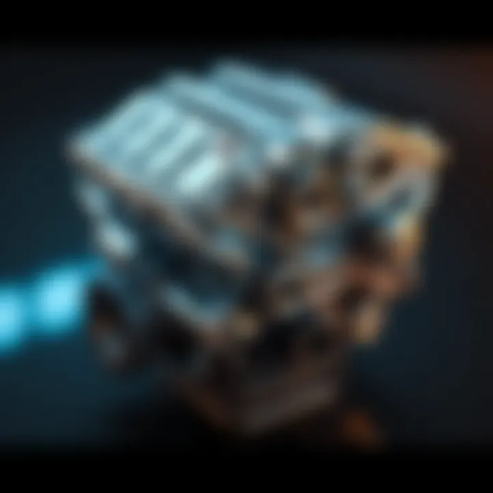 Next-Generation Engine Model A futuristic engine model representing next-generation automotive technology.