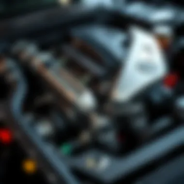 Hybrid Engine Technology A hybrid engine demonstrating the fusion of traditional and electric power.