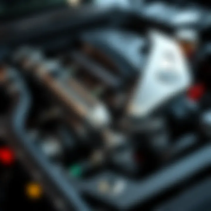 Hybrid Engine Technology A hybrid engine demonstrating the fusion of traditional and electric power.