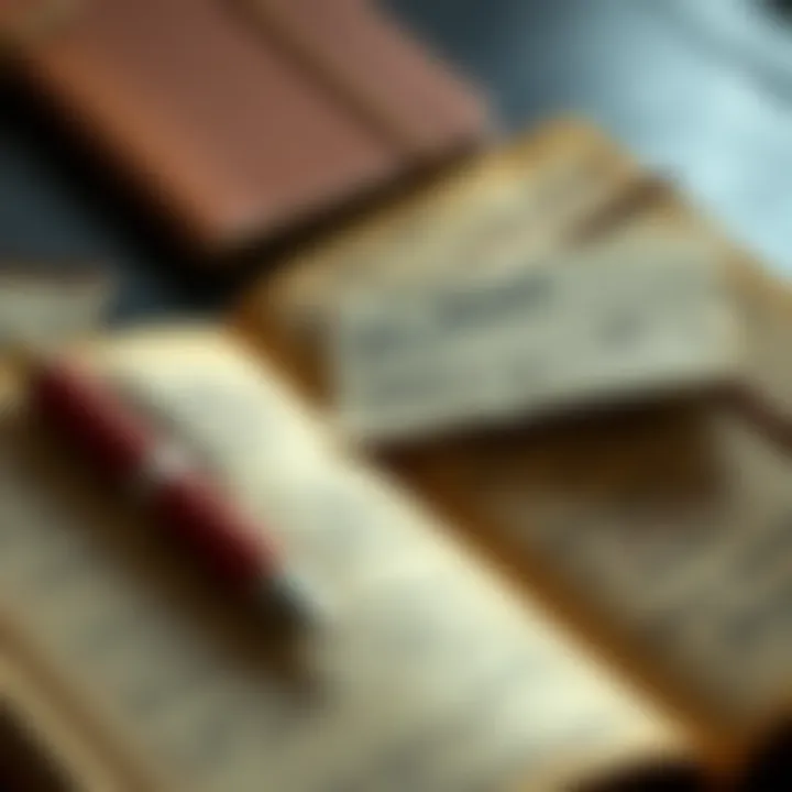 Vintage car journal showcasing handwritten notes and sketches