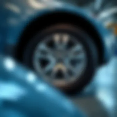 Safe installation of a spare tire on a vehicle