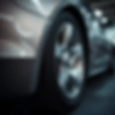 Close-up of a 2013 Chevy Cruze spare tire specification details