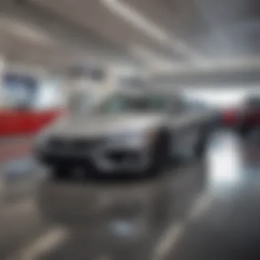 Inviting Interior of a Honda Dealership Featuring Latest Models Interior layout showcasing Honda vehicles