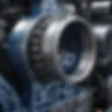 Detailed view of Blue Oval truck engine parts showcasing quality and precision.