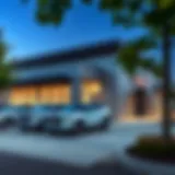 Crestmont GMC Exterior Overview Exterior view of Crestmont GMC dealership showcasing modern architecture