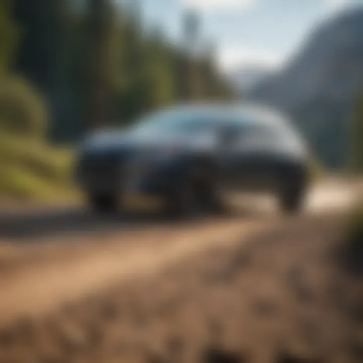 Crosstrek Wilderness Edition navigating rugged terrain, emphasizing its market appeal