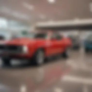 Exemplary Customer Experience Customer service desk at dealership