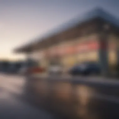 Exterior view of David McDavid Nissan showcasing the dealership's modern architecture