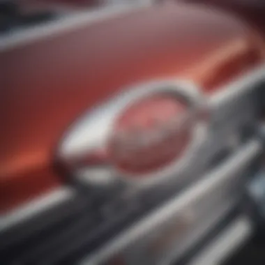 Timeless Emblem Close-up of the iconic Dellen logo on a vintage car