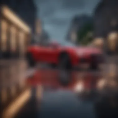Urban Elegance Luxurious Dellen used car in a sleek urban setting
