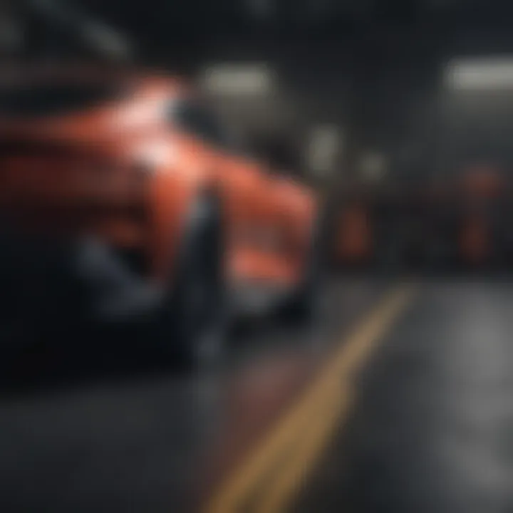 Market analysis graphs related to automotive industry
