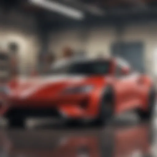 Visual representation of new car pricing trends
