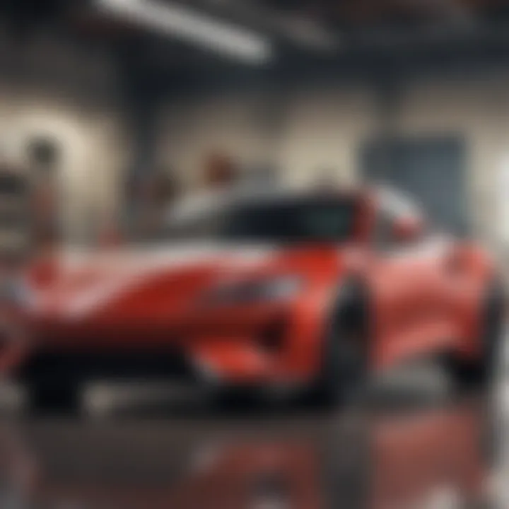 Visual representation of new car pricing trends